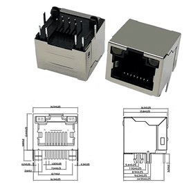 Rj45 network cable interface rj45 network socket SMT/horizontal/vertical